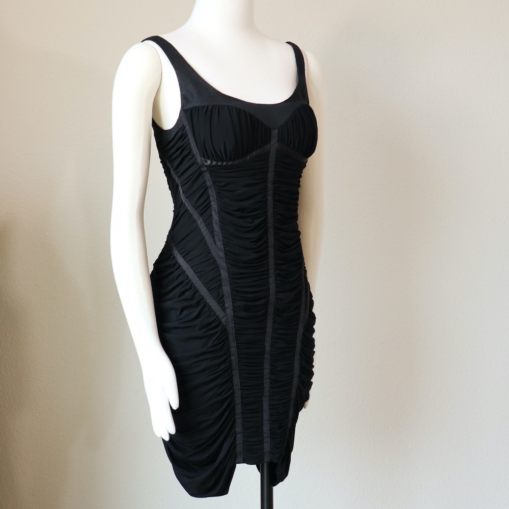rag & bone black corseted cocktail dress - Picture 6 of 14